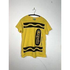CRAYOLA Experience T Shirt Small unMellow Yellow Costume Crayon Short‎ Sleeve